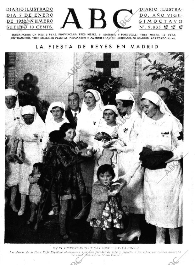 ABC MADRID 07-01-1932 página 1