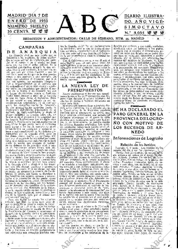 ABC MADRID 07-01-1932 página 15