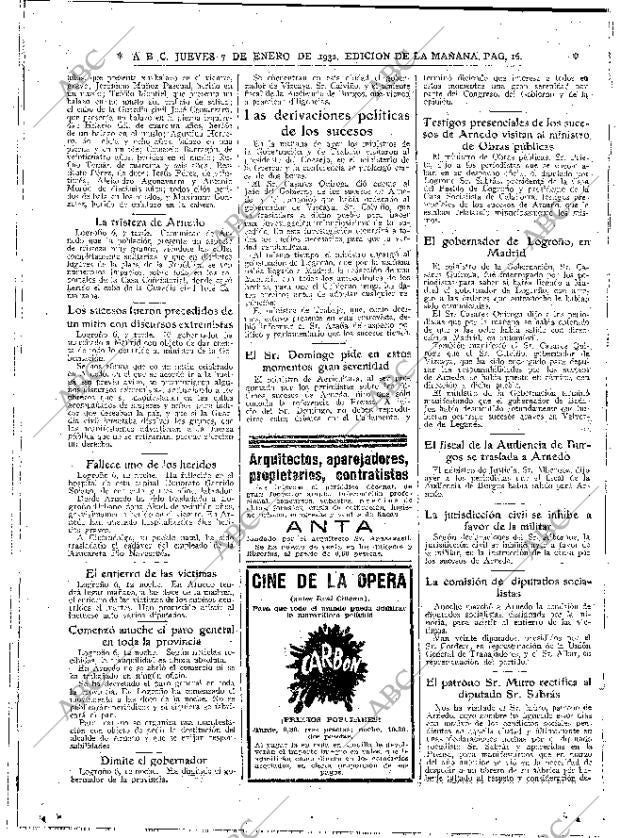 ABC MADRID 07-01-1932 página 16