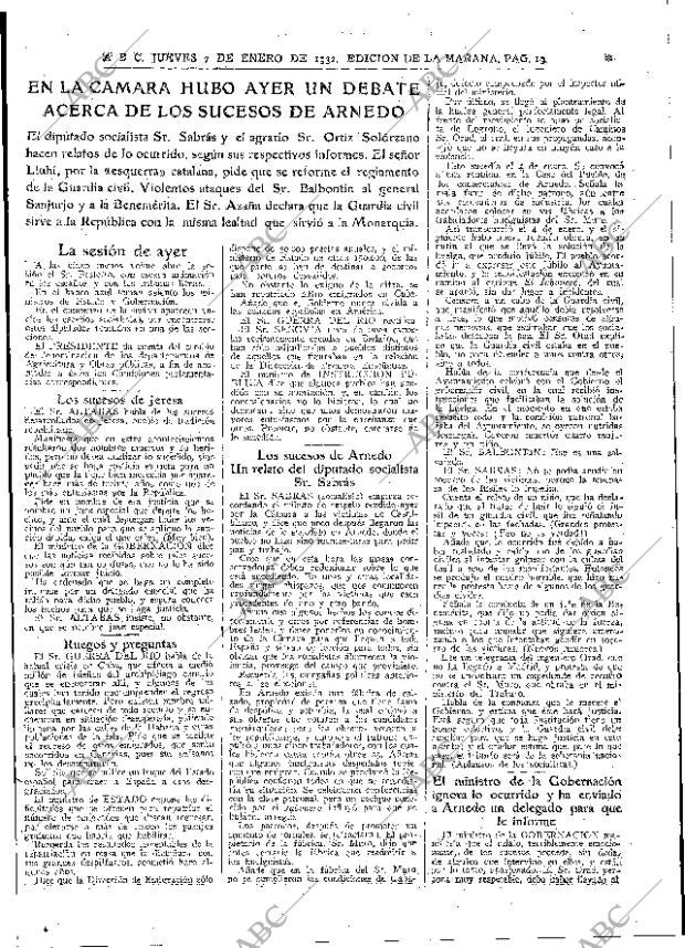 ABC MADRID 07-01-1932 página 19