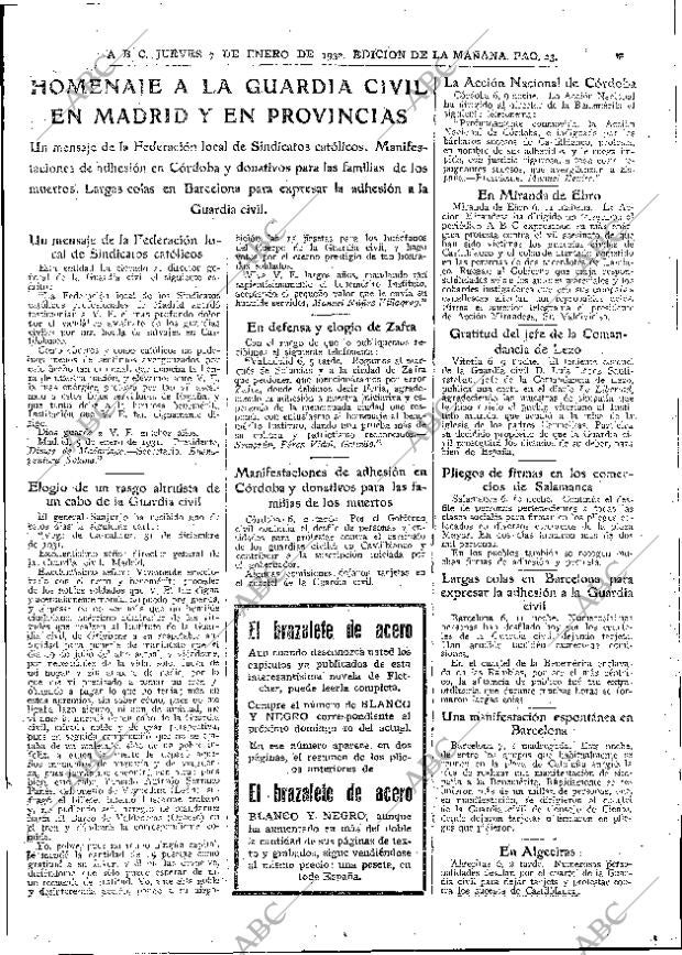 ABC MADRID 07-01-1932 página 23
