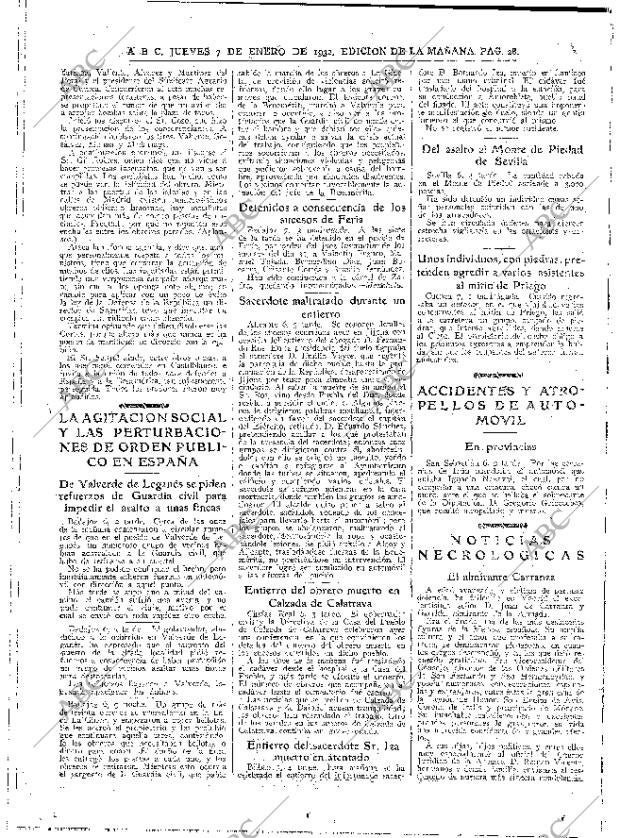 ABC MADRID 07-01-1932 página 28
