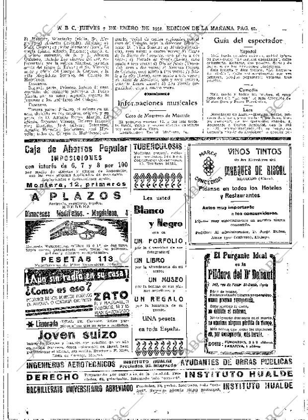 ABC MADRID 07-01-1932 página 40