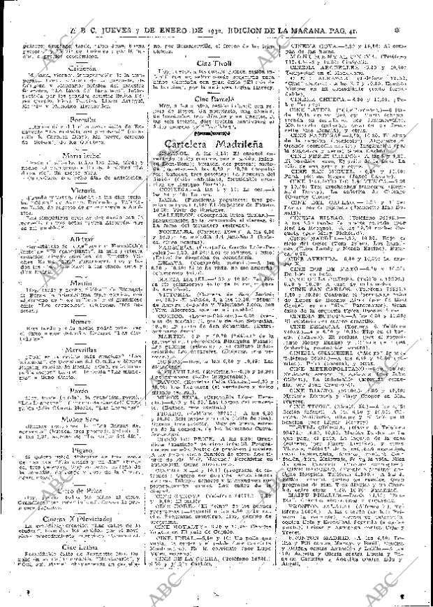 ABC MADRID 07-01-1932 página 41
