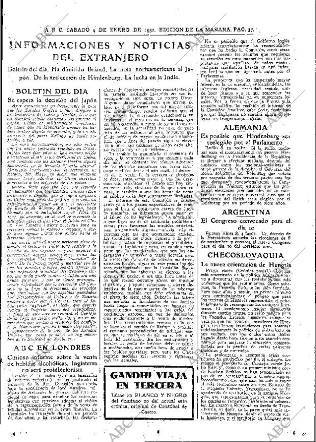 ABC MADRID 09-01-1932 página 37