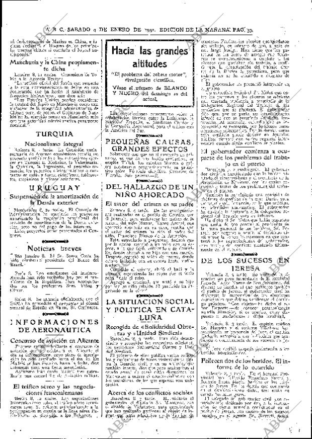 ABC MADRID 09-01-1932 página 39