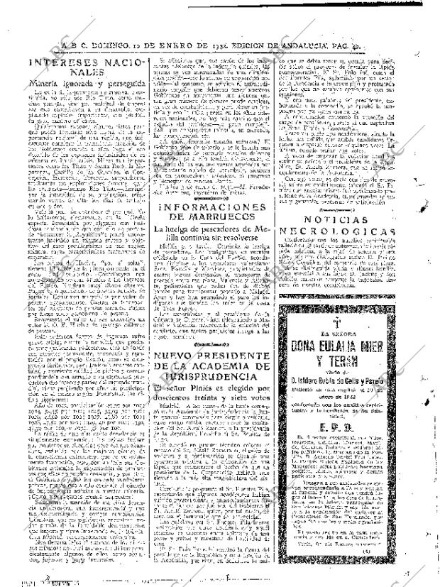 ABC SEVILLA 10-01-1932 página 28