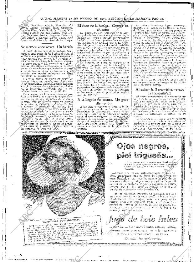 ABC MADRID 12-01-1932 página 20