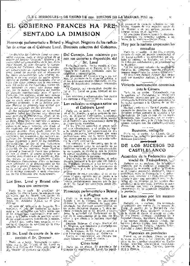 ABC MADRID 13-01-1932 página 29