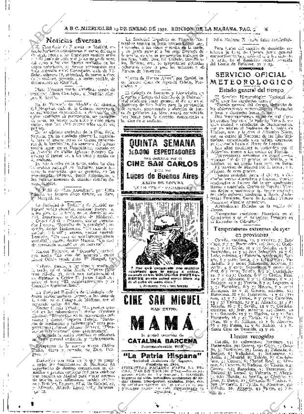 ABC MADRID 13-01-1932 página 34