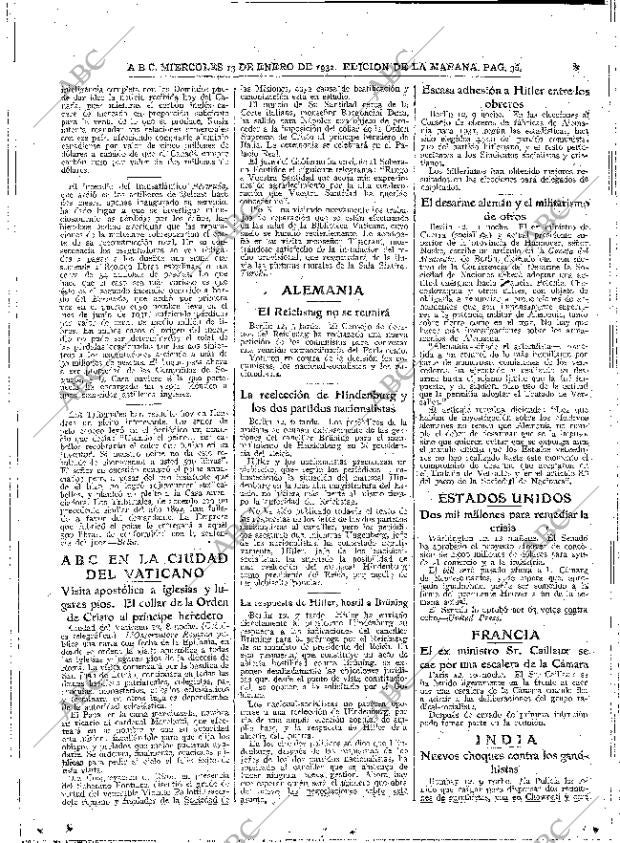 ABC MADRID 13-01-1932 página 36