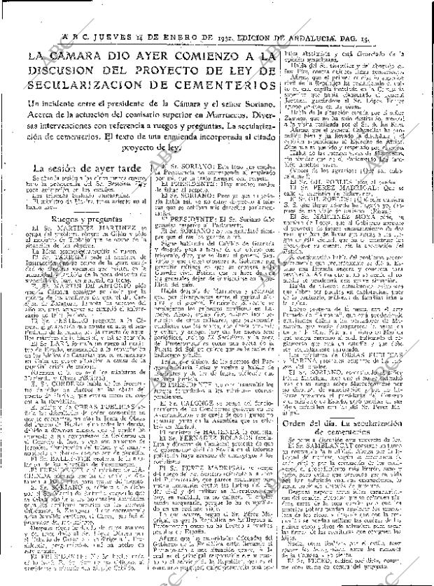ABC SEVILLA 14-01-1932 página 19