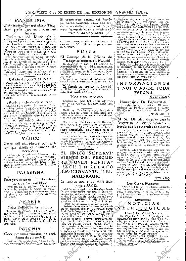 ABC MADRID 15-01-1932 página 39