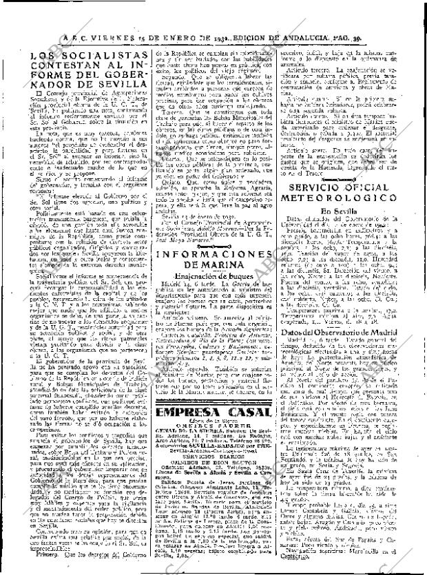ABC SEVILLA 15-01-1932 página 39