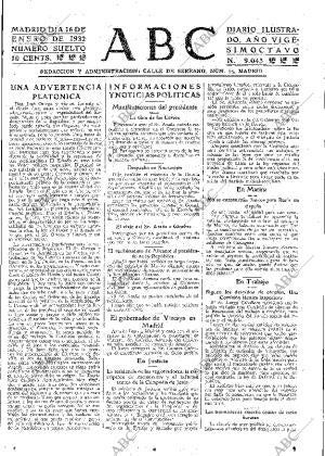 ABC MADRID 16-01-1932 página 15