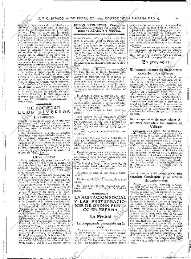 ABC MADRID 16-01-1932 página 26