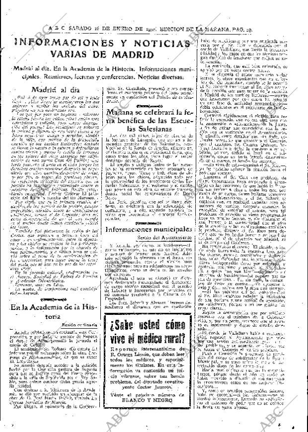 ABC MADRID 16-01-1932 página 29