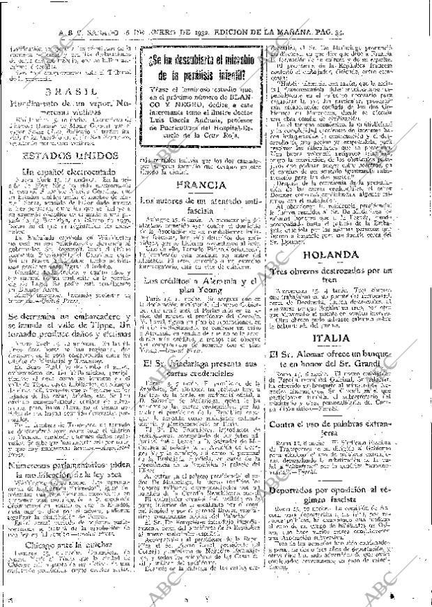 ABC MADRID 16-01-1932 página 35