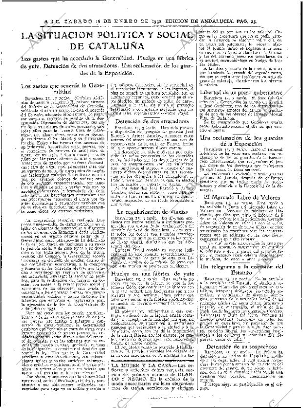 ABC SEVILLA 16-01-1932 página 25