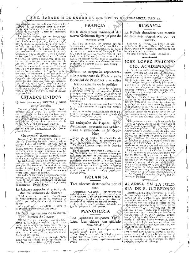 ABC SEVILLA 16-01-1932 página 34