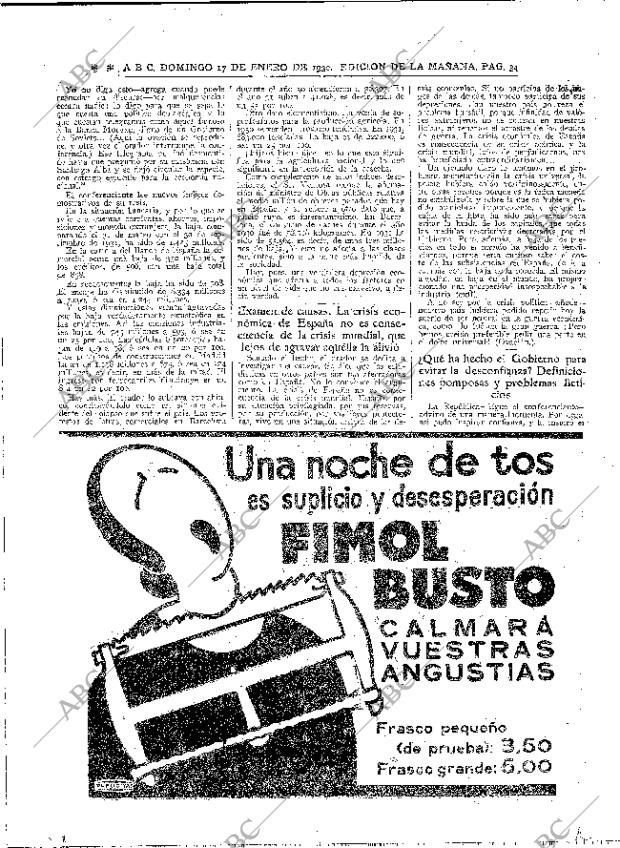 ABC MADRID 17-01-1932 página 30