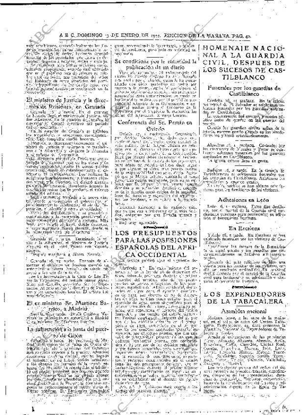 ABC MADRID 17-01-1932 página 36