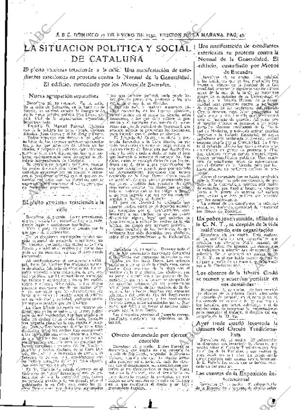 ABC MADRID 17-01-1932 página 45