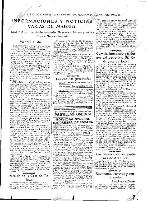 ABC MADRID 17-01-1932 página 49