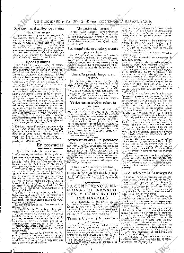 ABC MADRID 17-01-1932 página 57