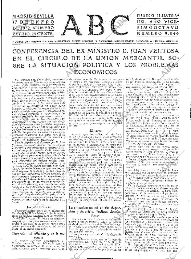 ABC SEVILLA 17-01-1932 página 25