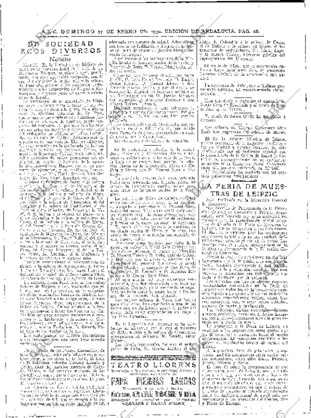 ABC SEVILLA 17-01-1932 página 28