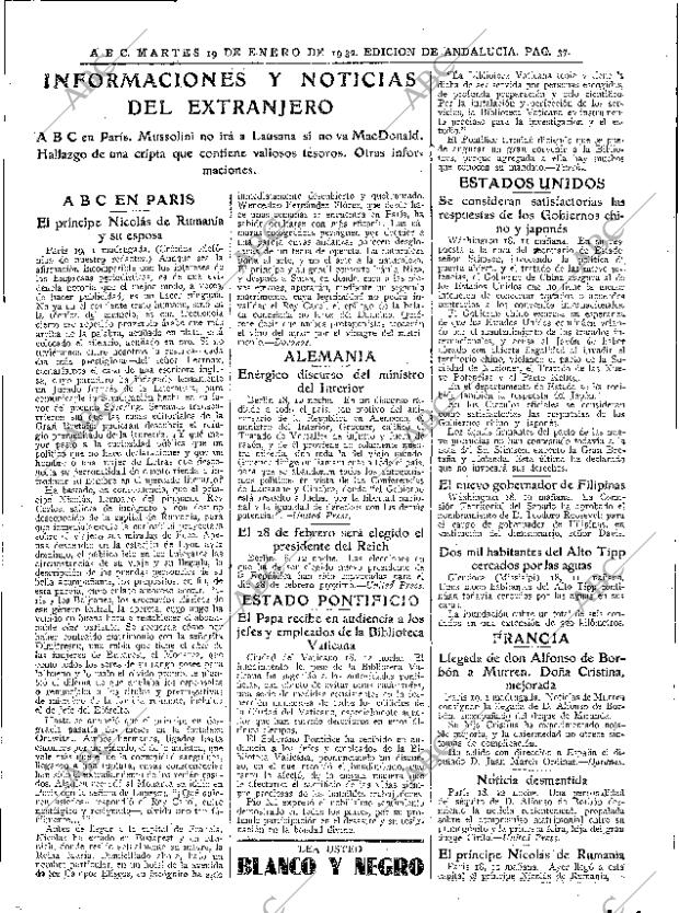 ABC SEVILLA 19-01-1932 página 37