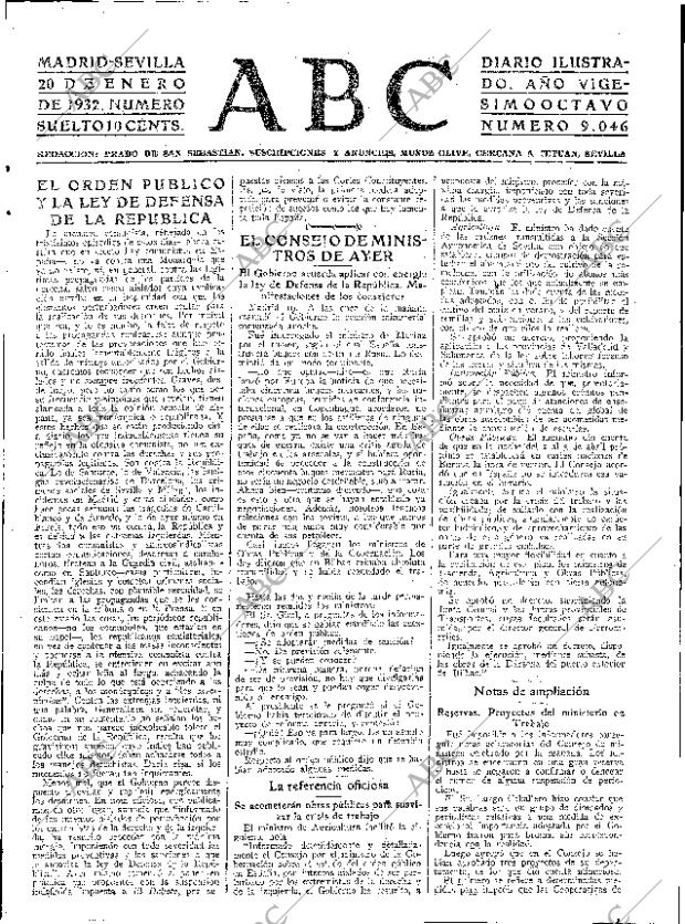 ABC SEVILLA 20-01-1932 página 15