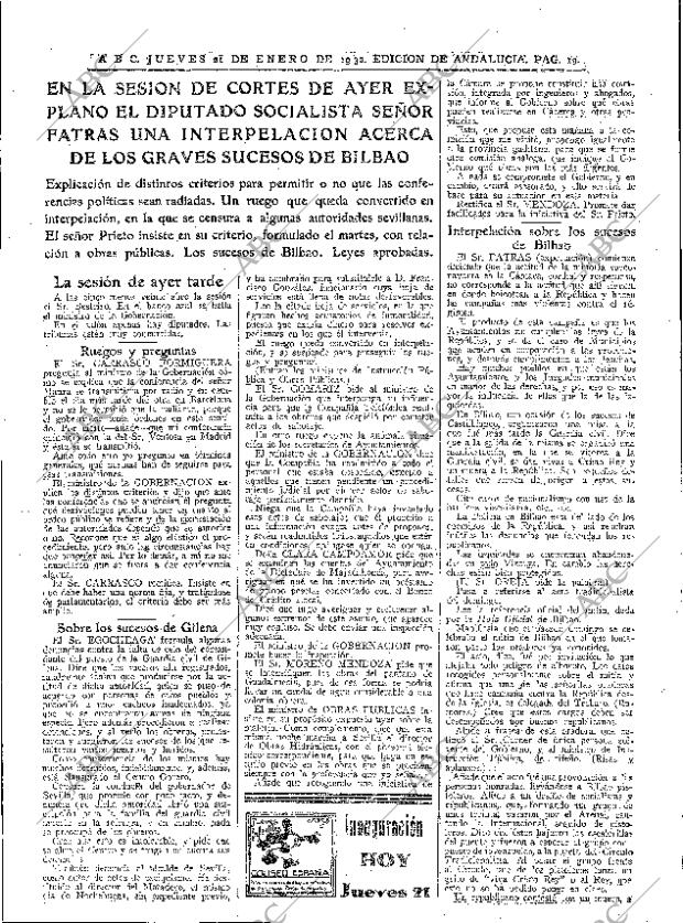 ABC SEVILLA 21-01-1932 página 19