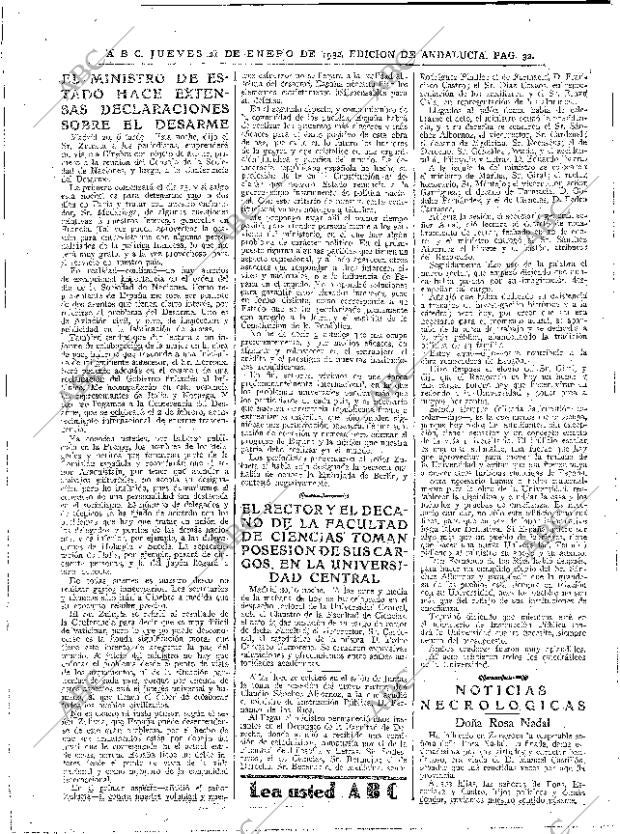 ABC SEVILLA 21-01-1932 página 32