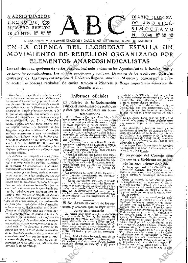 ABC MADRID 22-01-1932 página 17