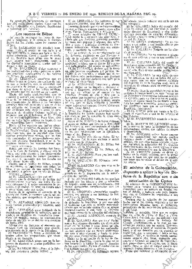ABC MADRID 22-01-1932 página 25