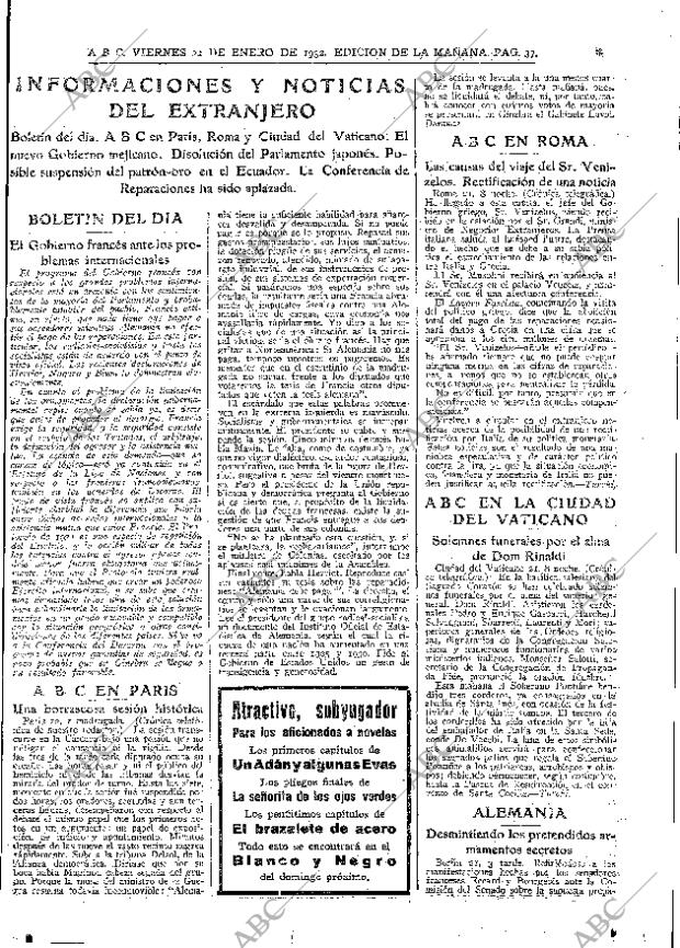 ABC MADRID 22-01-1932 página 37