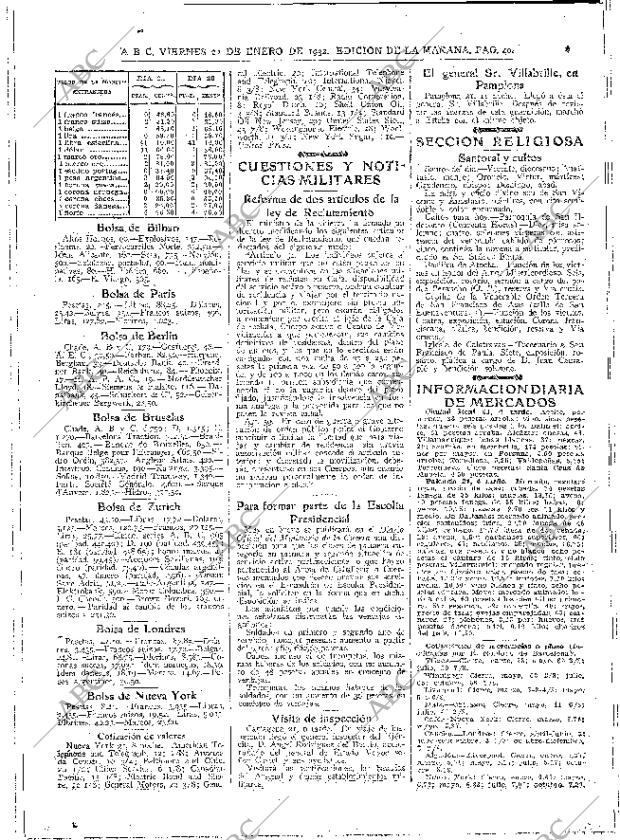 ABC MADRID 22-01-1932 página 40