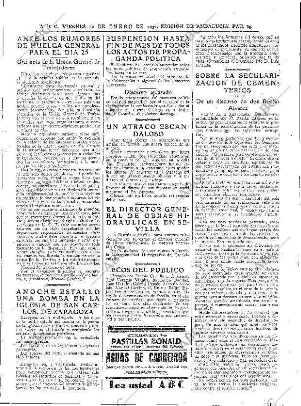ABC SEVILLA 22-01-1932 página 19