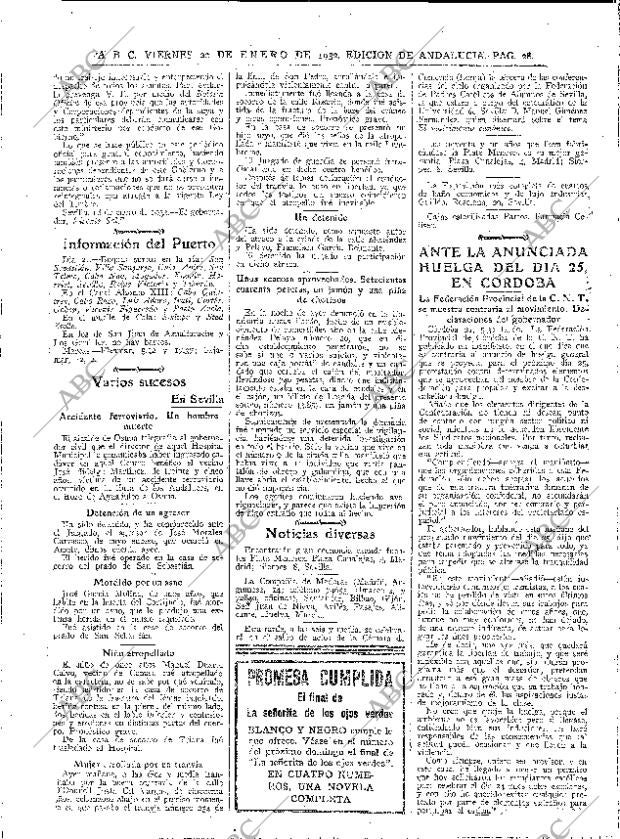 ABC SEVILLA 22-01-1932 página 28