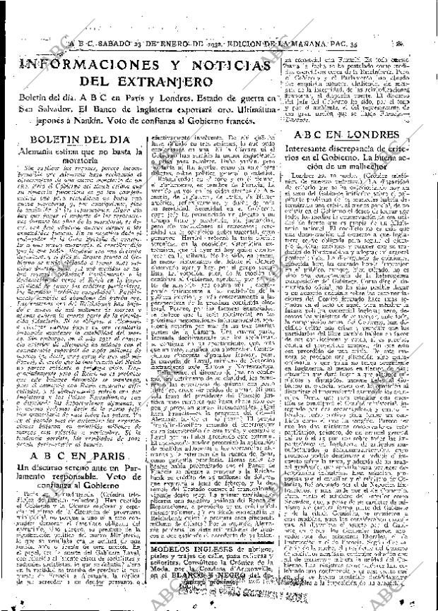 ABC MADRID 23-01-1932 página 35