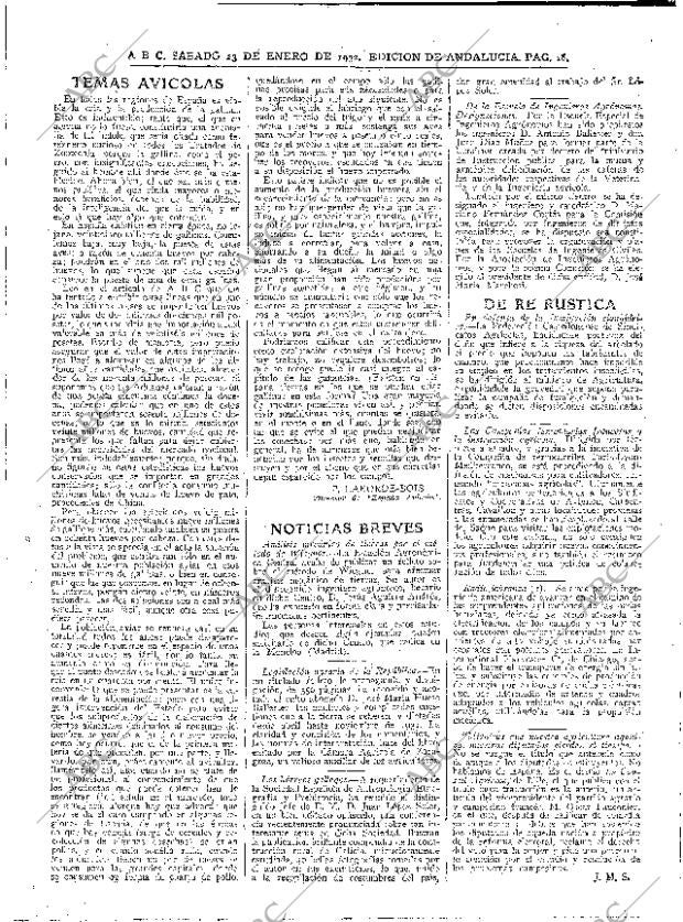 ABC SEVILLA 23-01-1932 página 16