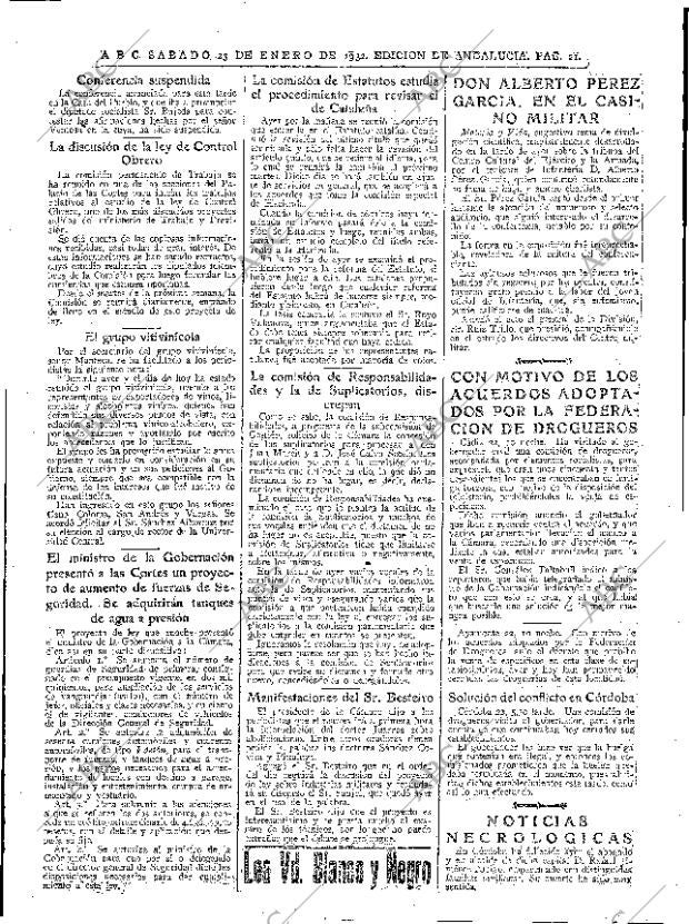 ABC SEVILLA 23-01-1932 página 21