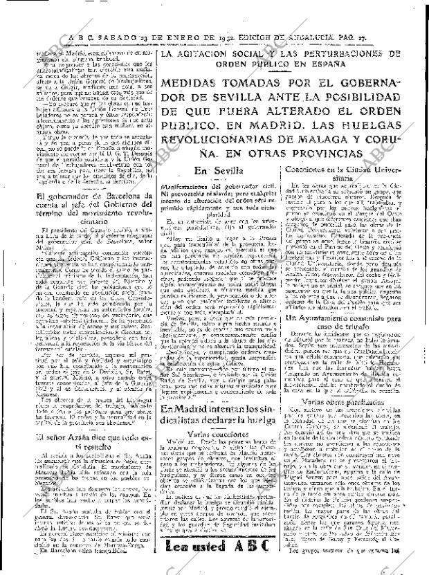 ABC SEVILLA 23-01-1932 página 27