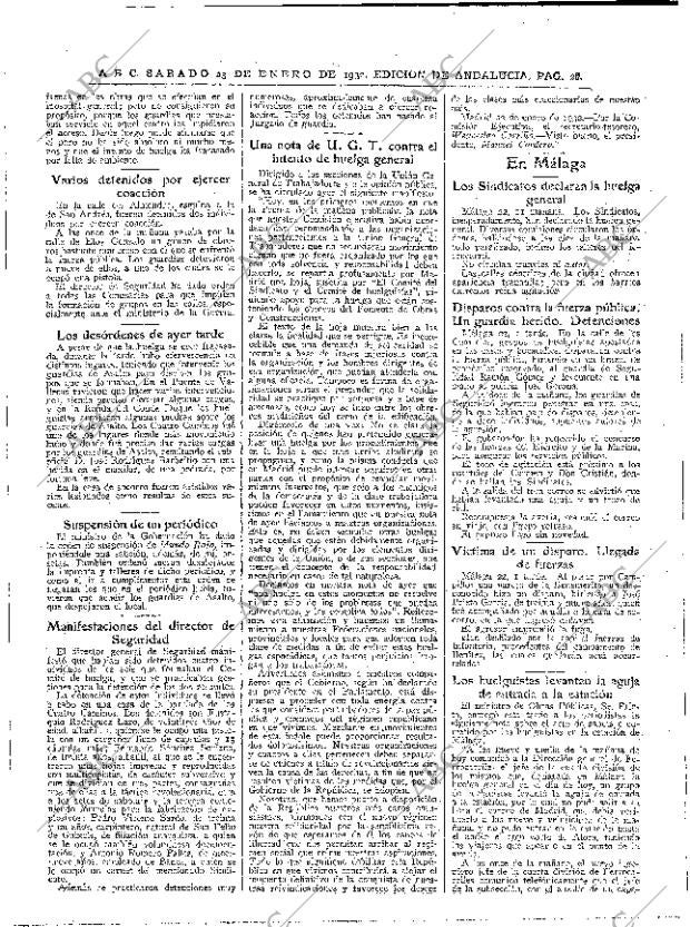 ABC SEVILLA 23-01-1932 página 28