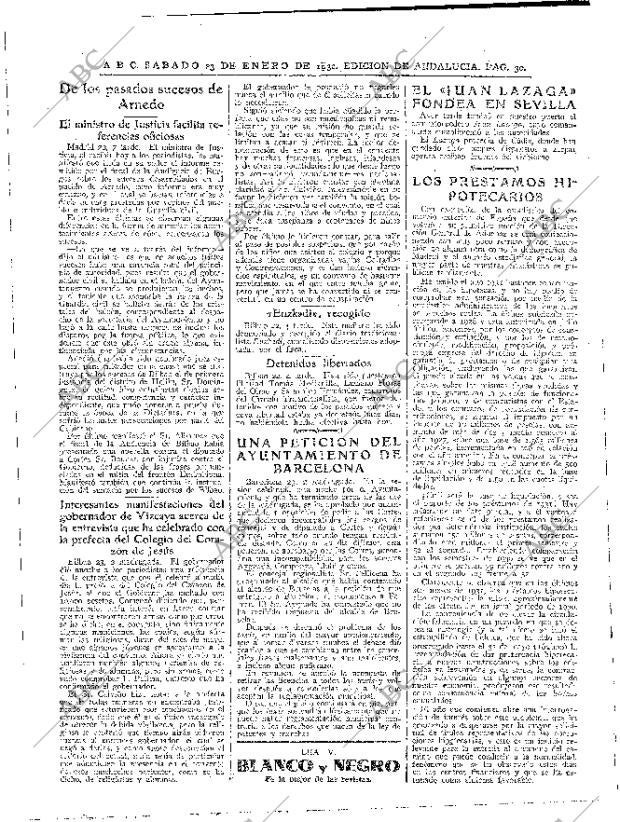ABC SEVILLA 23-01-1932 página 30
