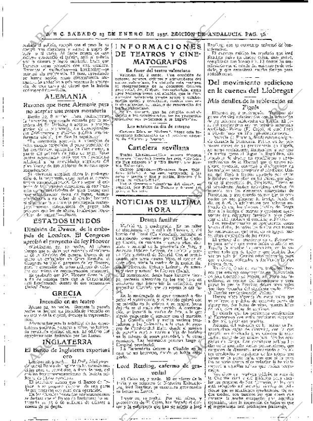 ABC SEVILLA 23-01-1932 página 36