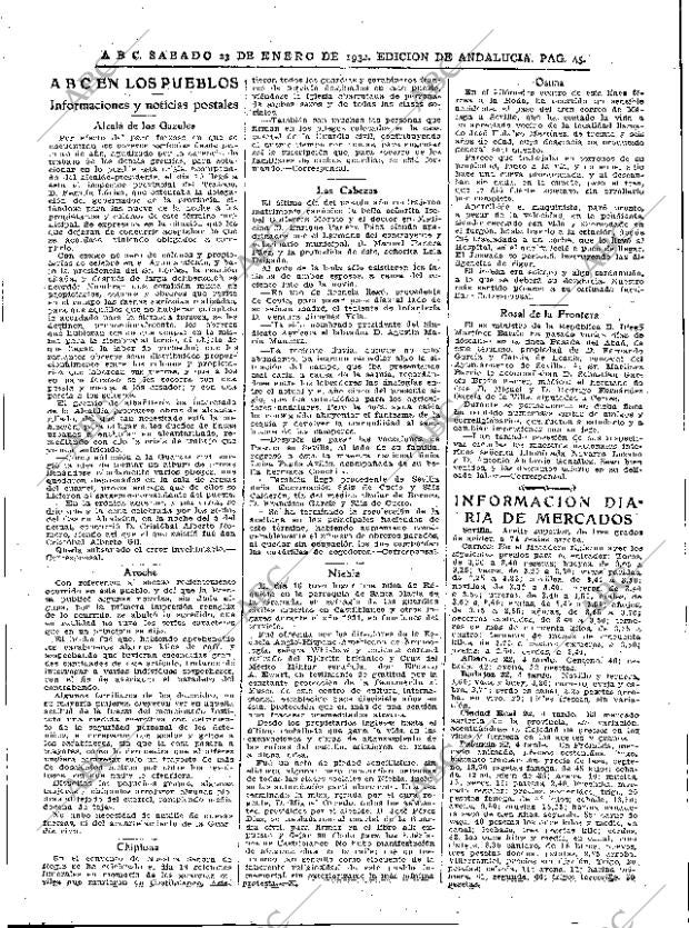 ABC SEVILLA 23-01-1932 página 45
