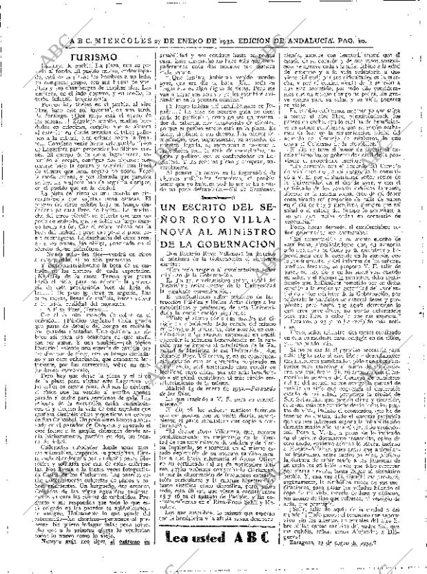 ABC SEVILLA 27-01-1932 página 20